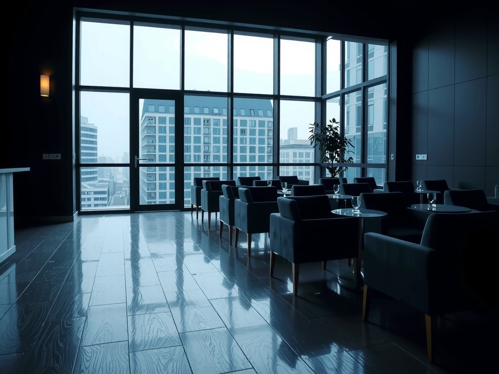 Salle après nettoyage