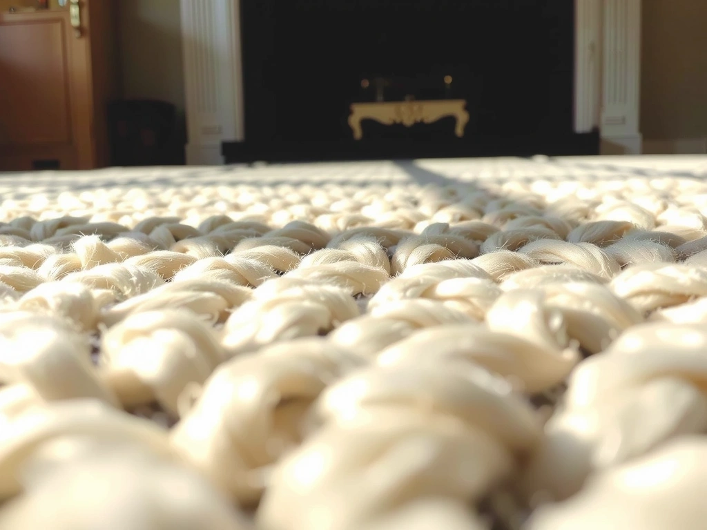 Texture de tapis restaurée